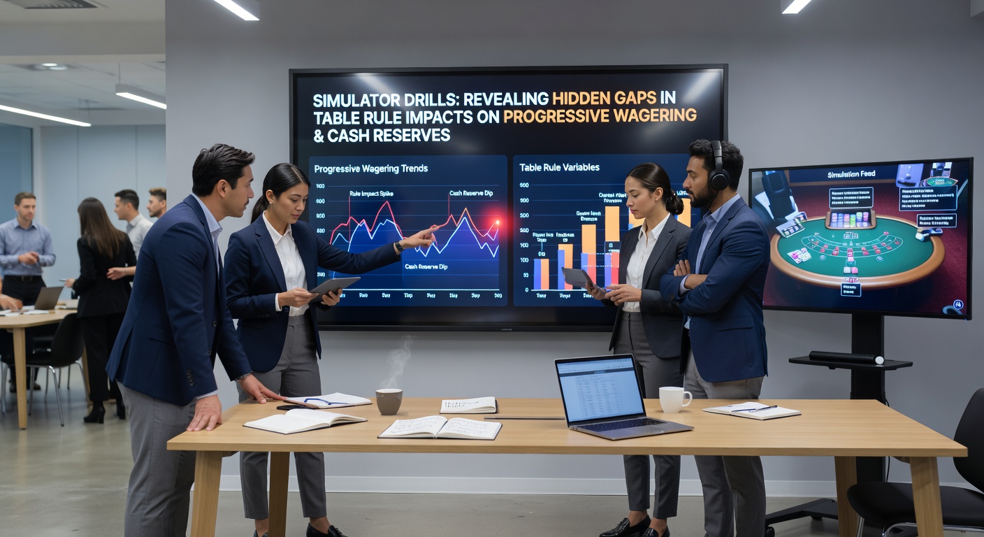 Analyse von Cash-Reserven und progressiven Einsätzen in Simulationsergebnissen